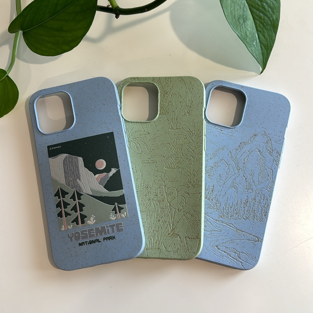 Green and Blue Pelacase iPhone 12 Pro Max Silicone Cases Bundle